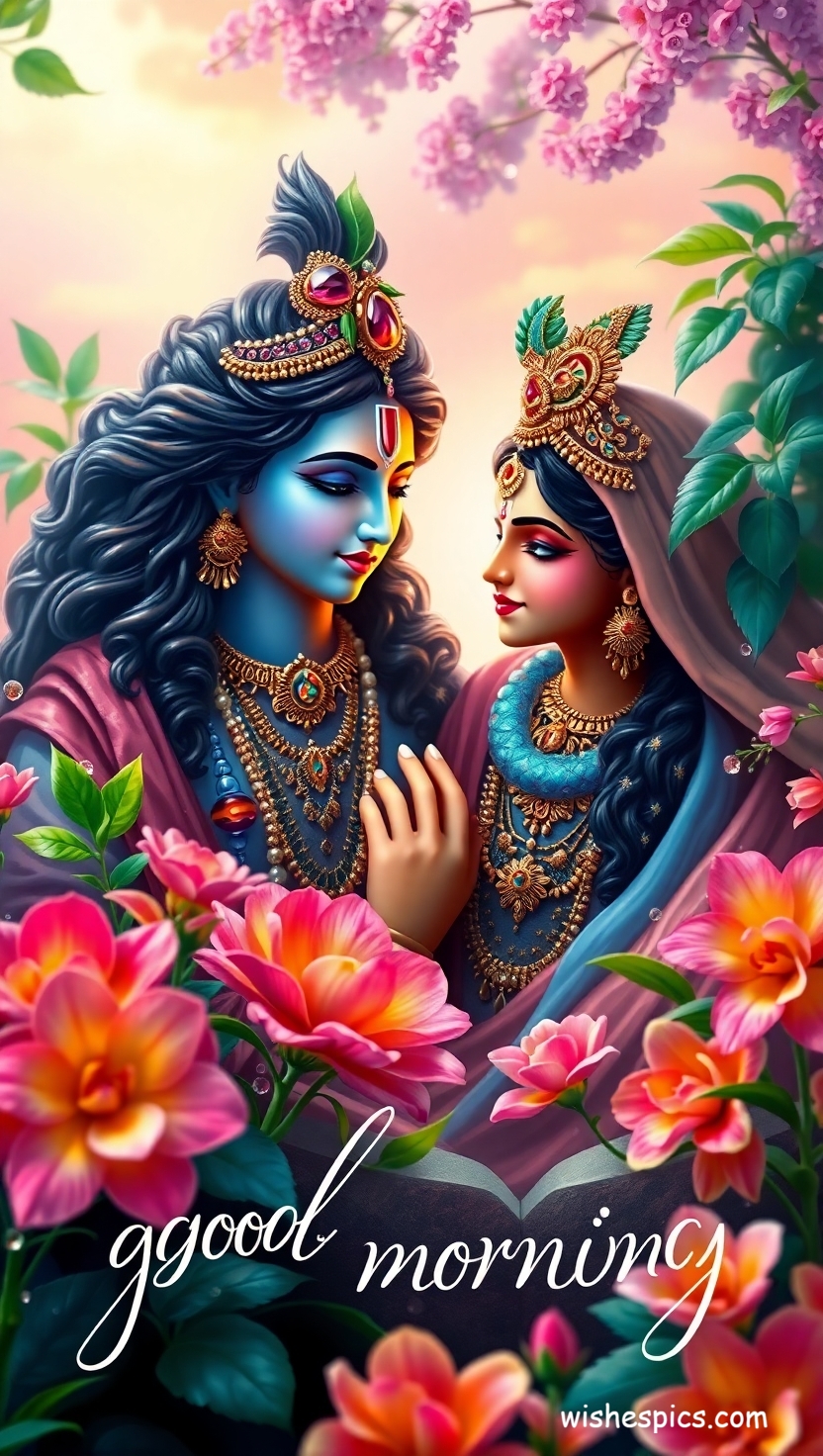 25+ Radha Krishna Good Morning Images in HD | Free Download | Latest 8 divine energy radha krishna good morning images