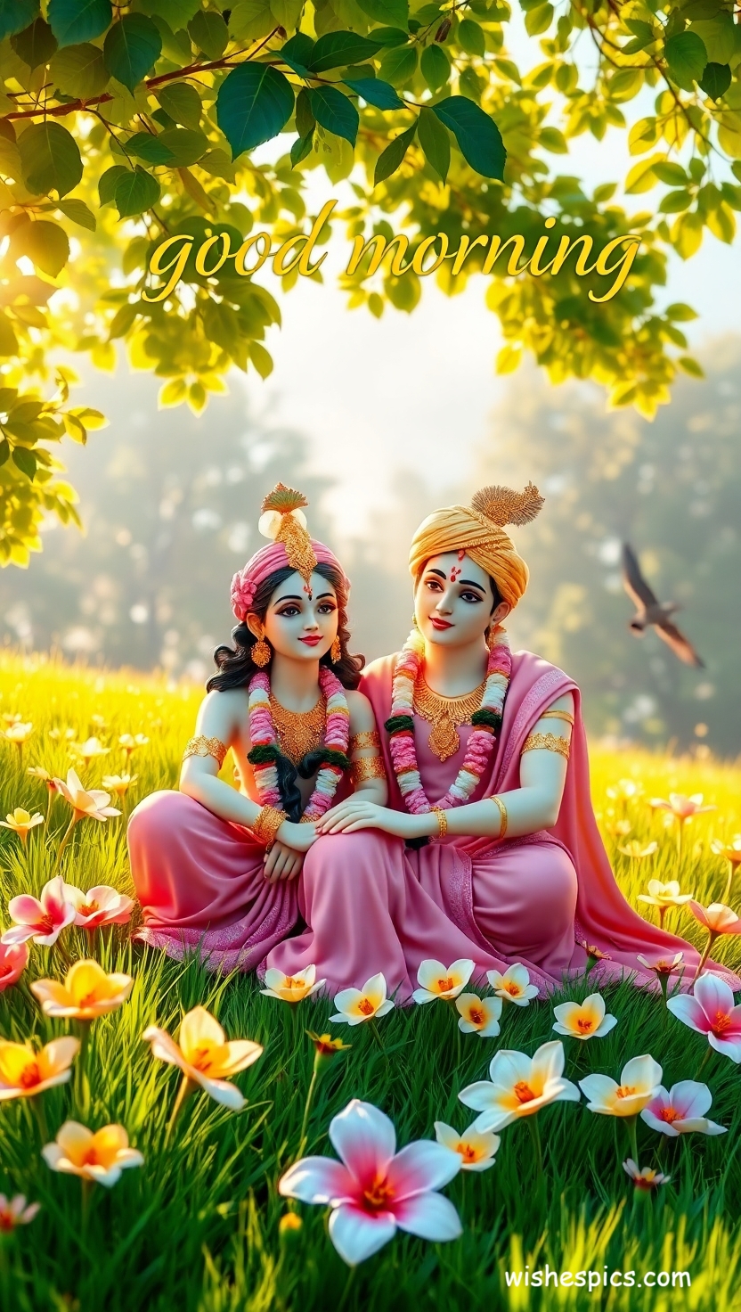 25+ Radha Krishna Good Morning Images in HD | Free Download | Latest 10 divine radha krishna good morning quotes