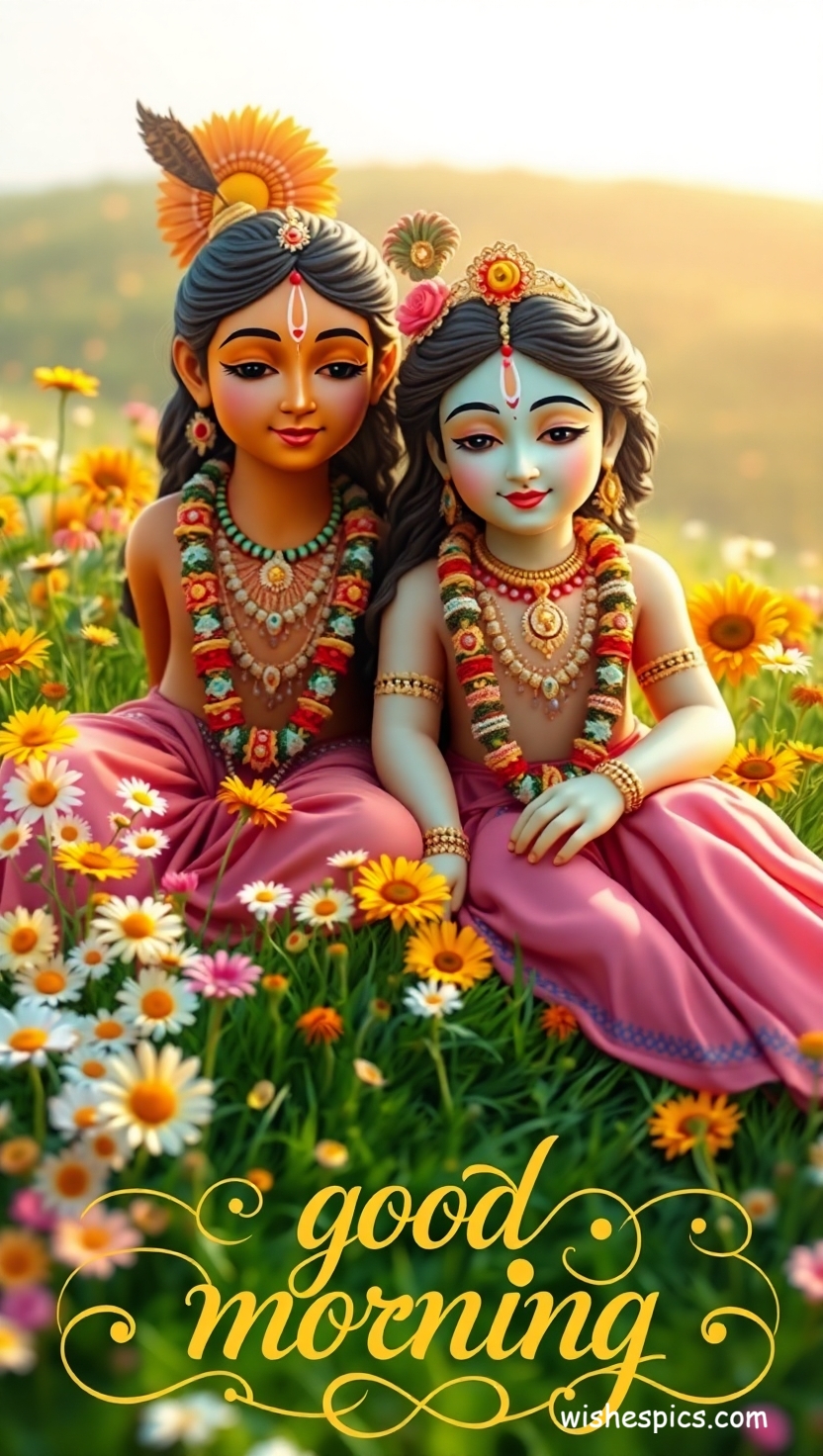 25+ Radha Krishna Good Morning Images in HD | Free Download | Latest 15 radha krishna good morning images