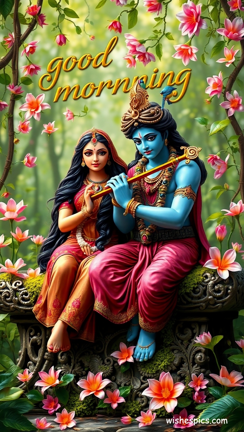 25+ Radha Krishna Good Morning Images in HD | Free Download | Latest 18 radha krishna good morning images