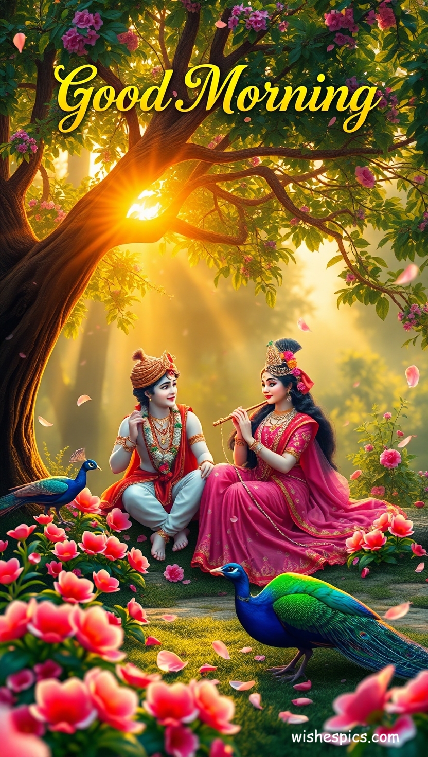 25+ Radha Krishna Good Morning Images in HD | Free Download | Latest 29 radha krishna good morning images