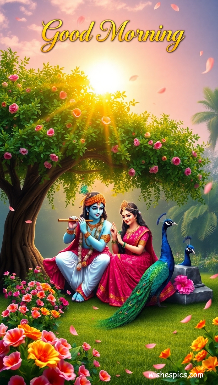 25+ Radha Krishna Good Morning Images in HD | Free Download | Latest 31 radha krishna good morning images