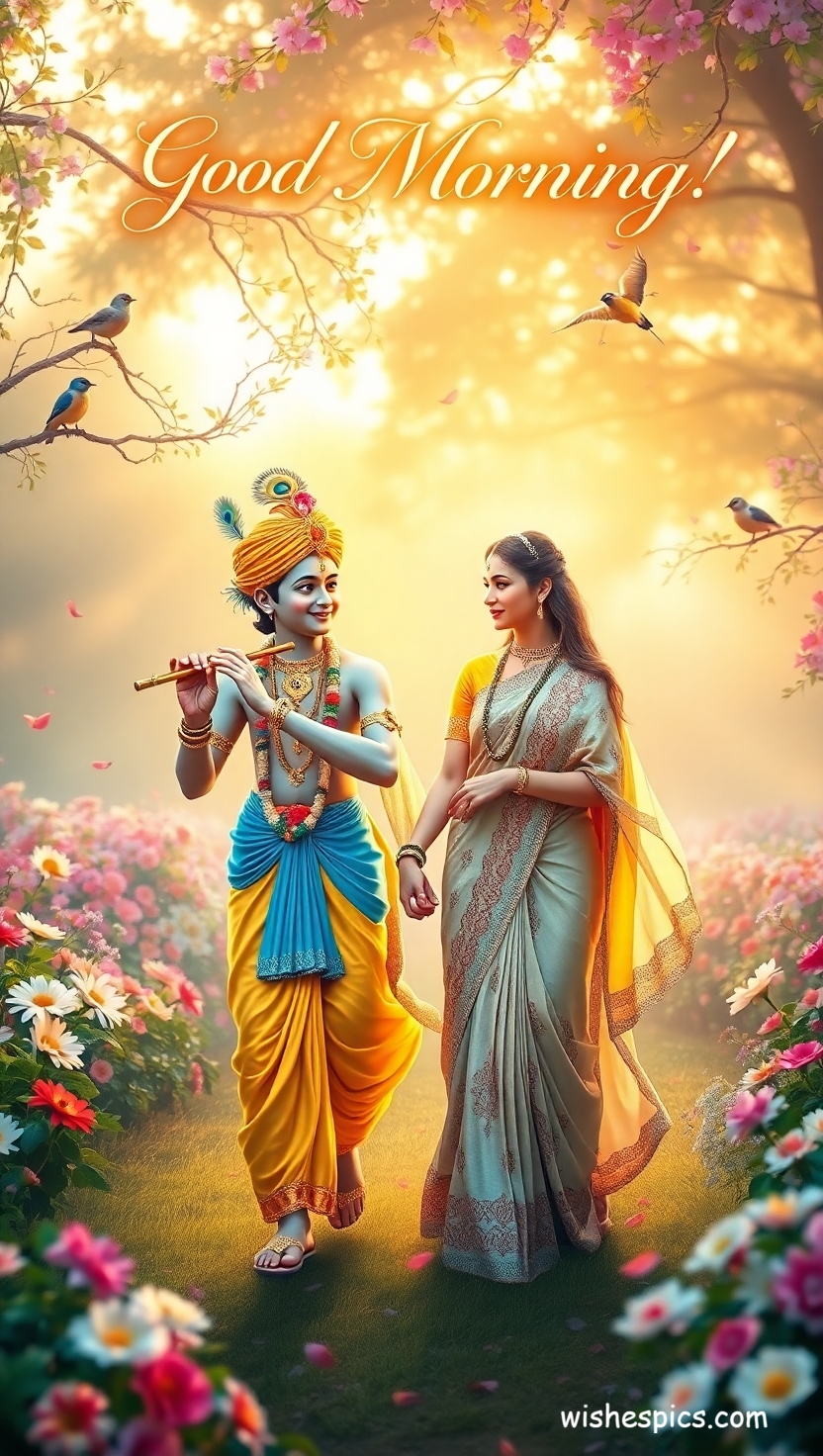 25+ Radha Krishna Good Morning Images in HD | Free Download | Latest 34 radha krishna good morning images