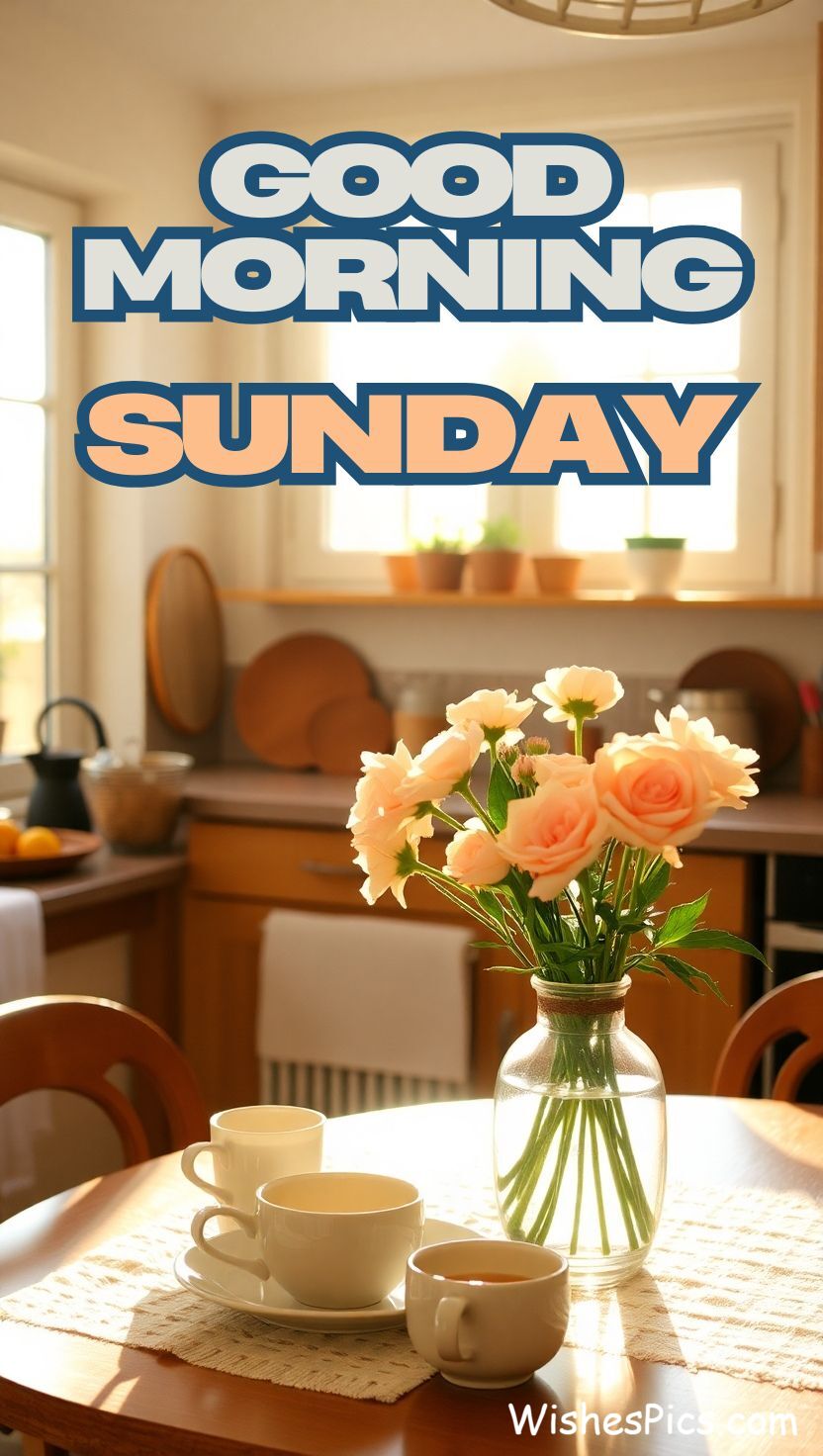 30+ Good Morning Sunday Images to Brighten Your Weekend | Free Download HD 24 perfect good morning sunday images