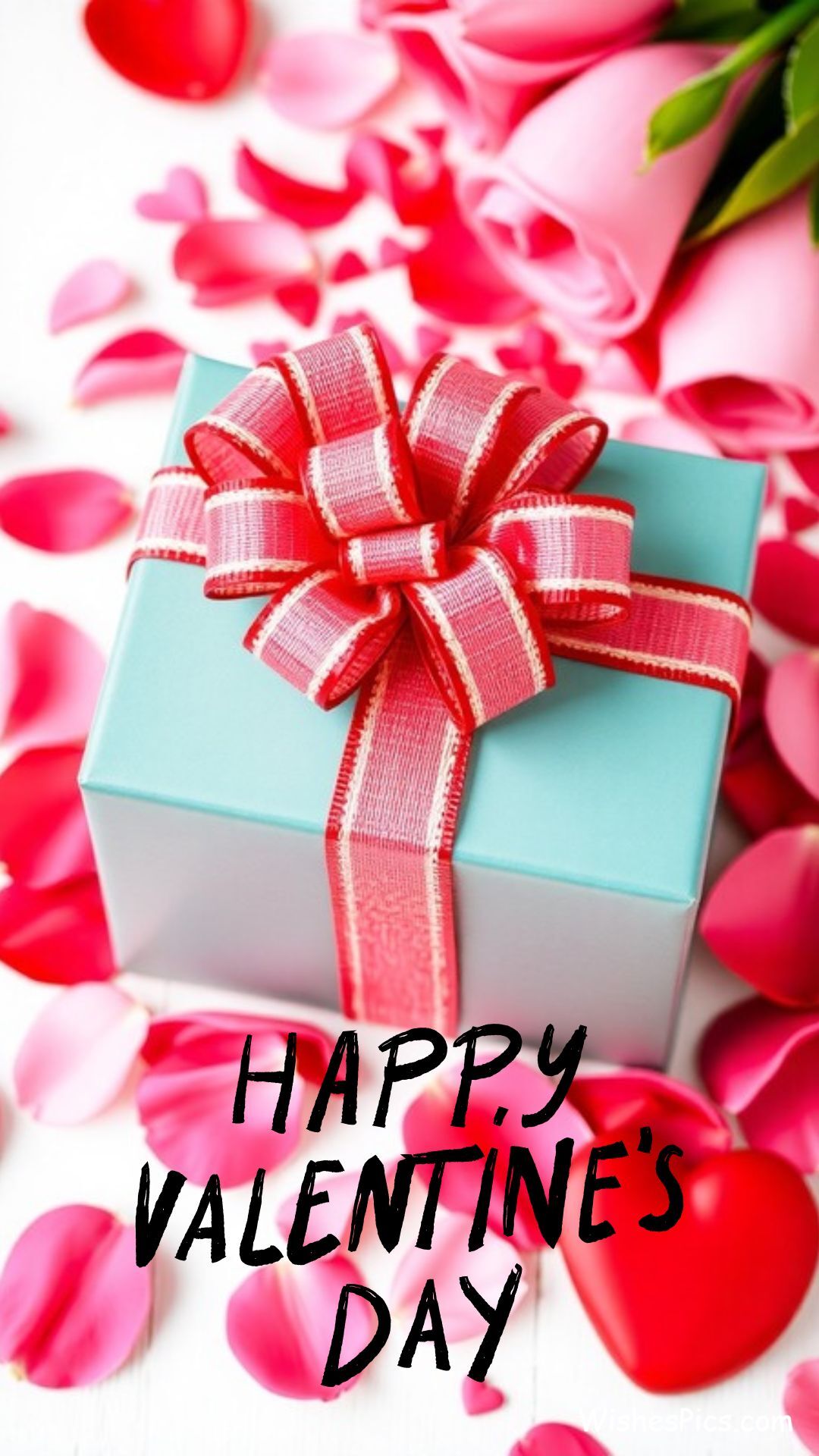 35+ Valentine Day Images to Celebrate Love and Romance | Free Download HD 6 valentine day image gift box with pink ribbon and flowers