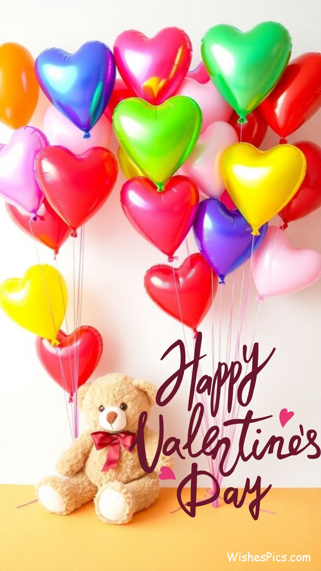 35+ Valentine Day Images to Celebrate Love and Romance | Free Download HD 14 valentine day image with teddy and ballons